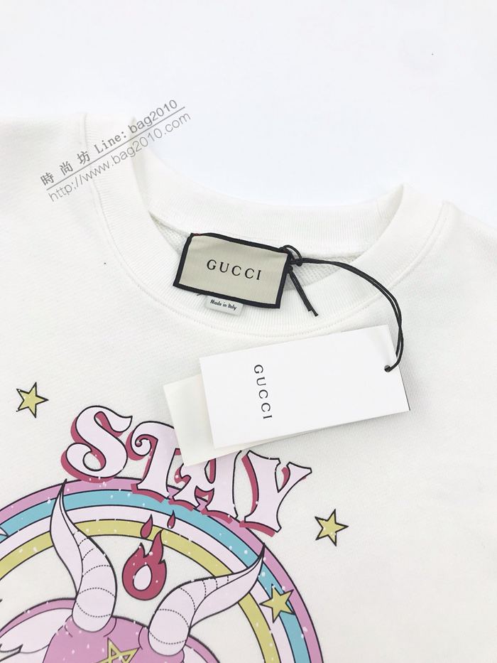 Gucci男裝 古奇2020秋冬新款天使牛系列圓領衛衣  ydi3226
